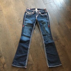 True Religion Dark Wash Bootcut Jeans